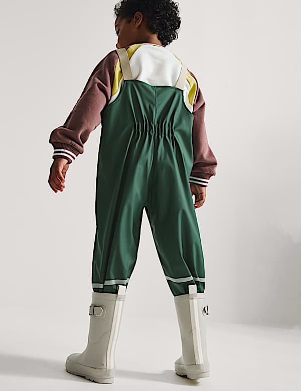 Shower Resistant Dungaree Trousers (2-8 Yrs) - IS