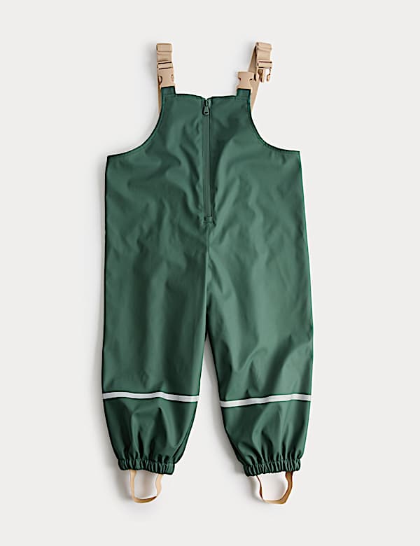 Shower Resistant Dungaree Trousers (2-8 Yrs) - IS