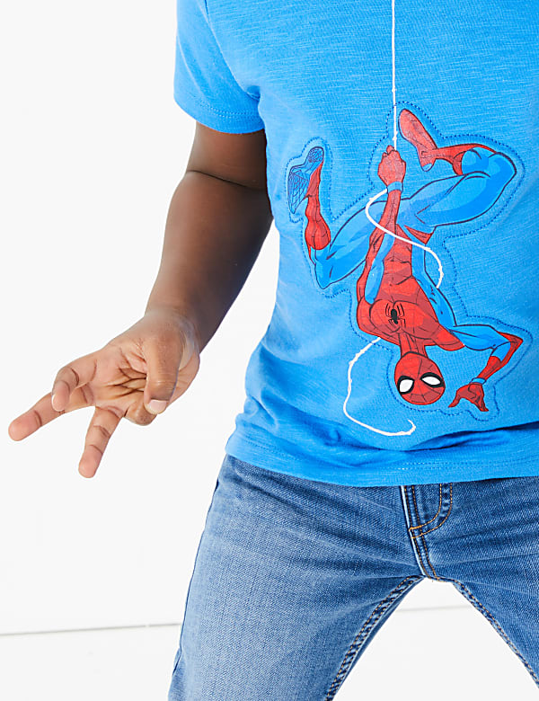 Pure Cotton Spider-Man™ T-Shirt (2-7 Yrs)