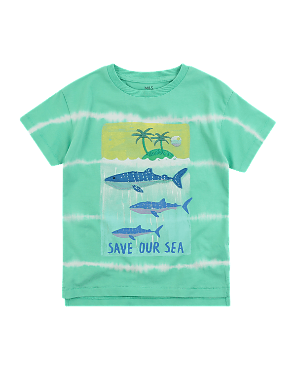 Cotton Whale Tie Dye T-Shirt (2-7 Yrs)