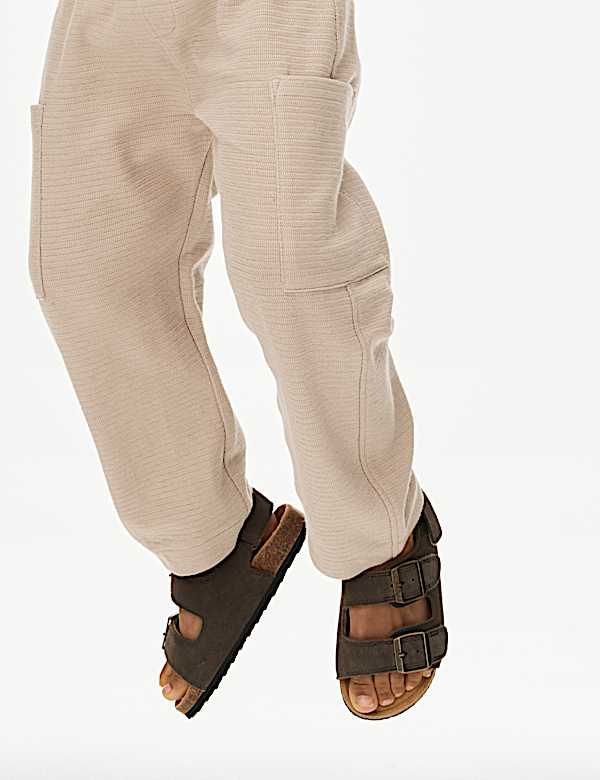 Cotton Rich Textured Trousers (1-8 Yrs) - CN