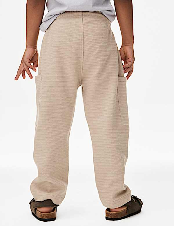 Cotton Rich Textured Trousers (1-8 Yrs) - CN