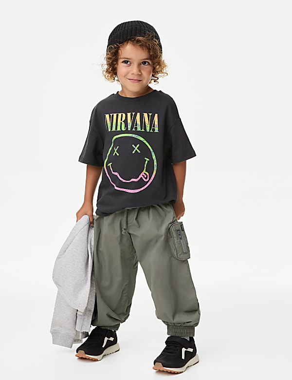 Pure Cotton Parachute Trousers (2-8 Yrs) - MV