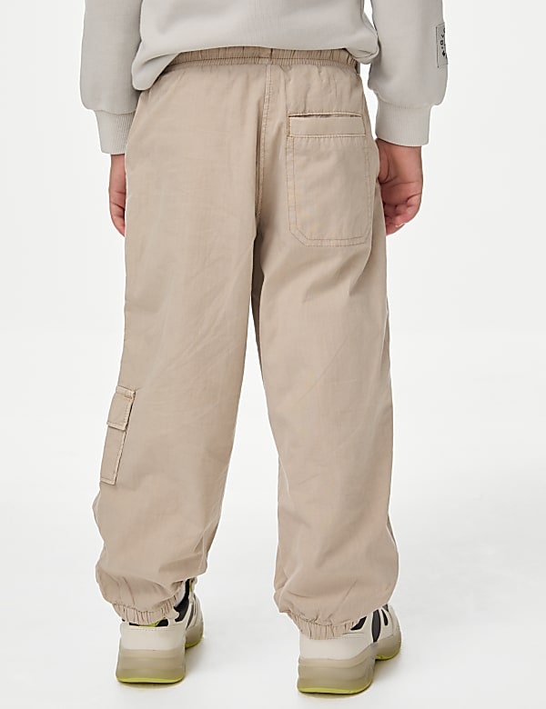 Relaxed Pure Cotton Parachute Trousers (2-8 Yrs) - NZ