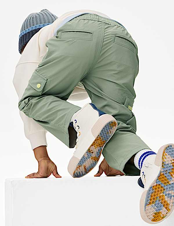 Elasticated Waist Cargo Trousers (2-8 Yrs)
