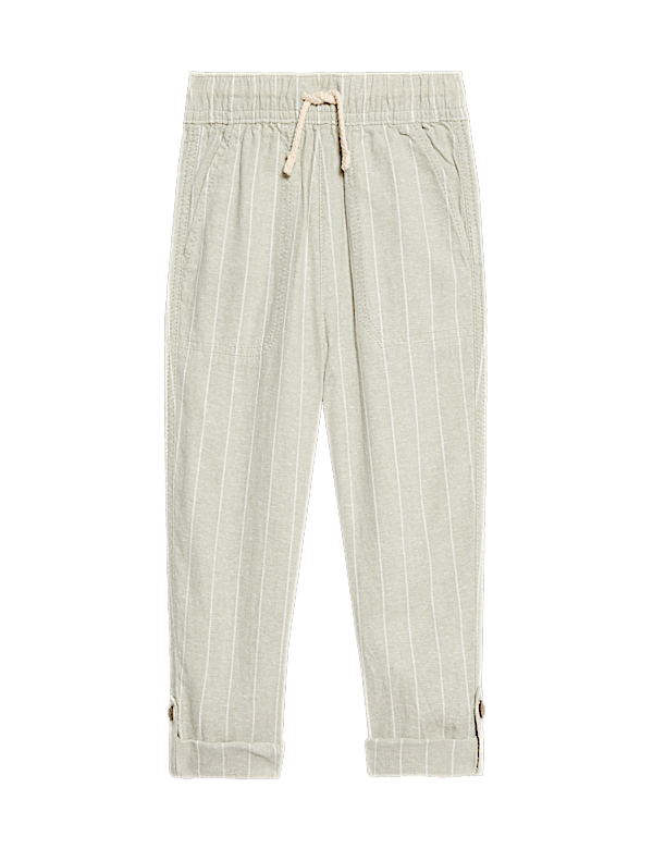 Linen Rich Trousers (2-8 Yrs)