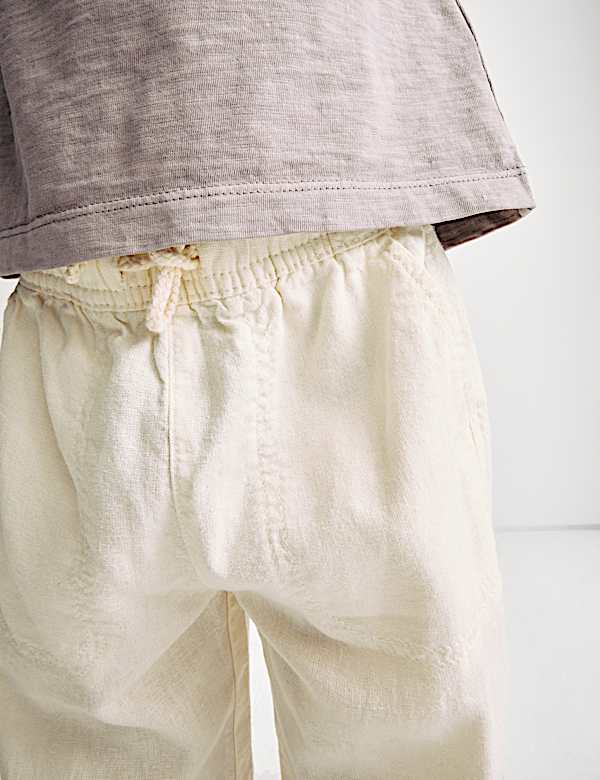 Linen Rich Trousers (2-8 Yrs) - DE