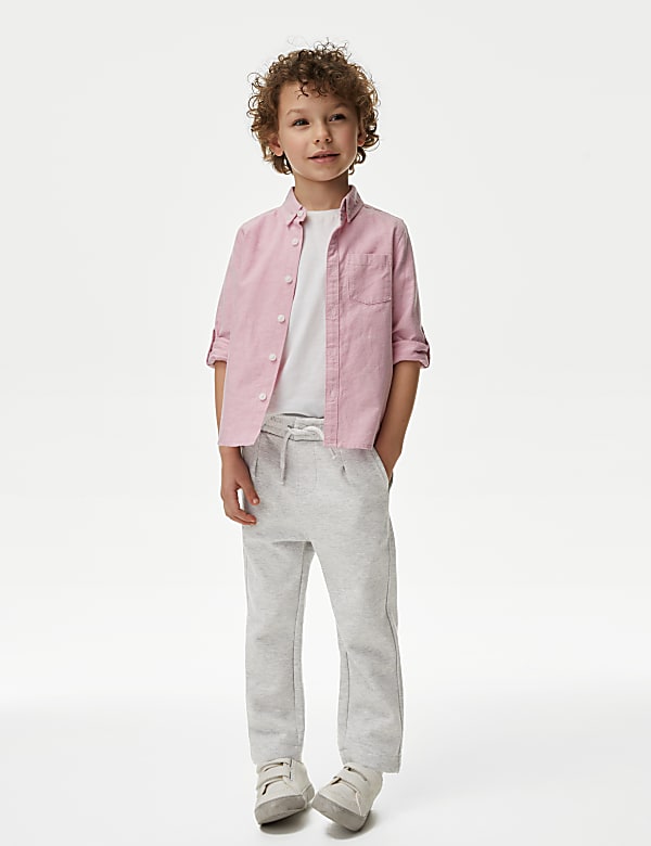 Cotton Blend Joggers (2-8 Yrs) - IL