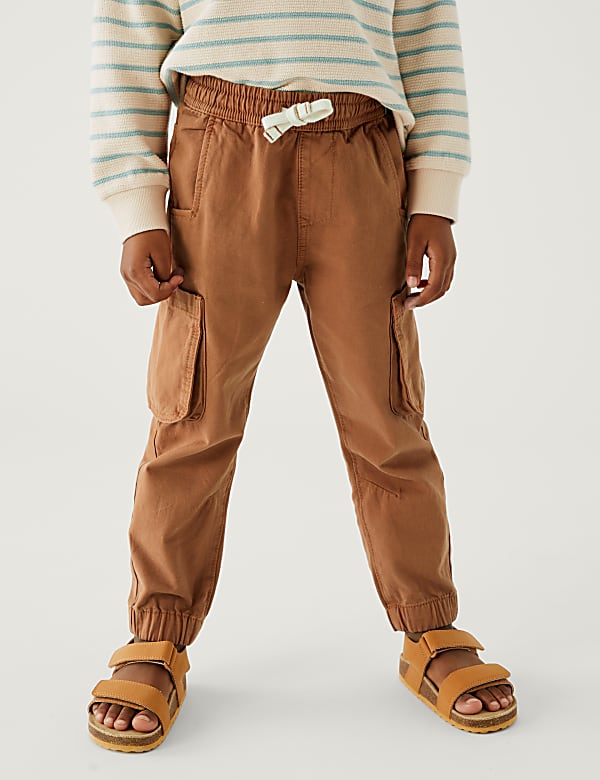 Pure Cotton Cargo Trousers