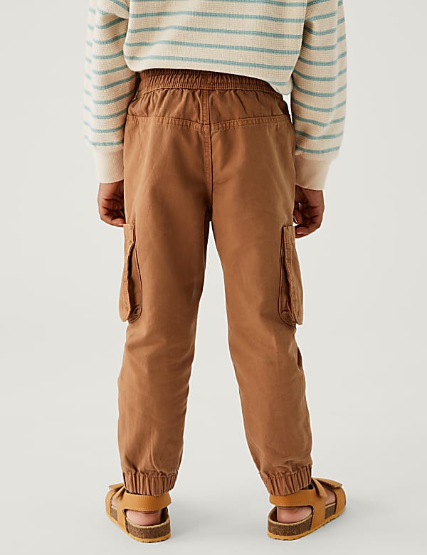 Pure Cotton Cargo Trousers
