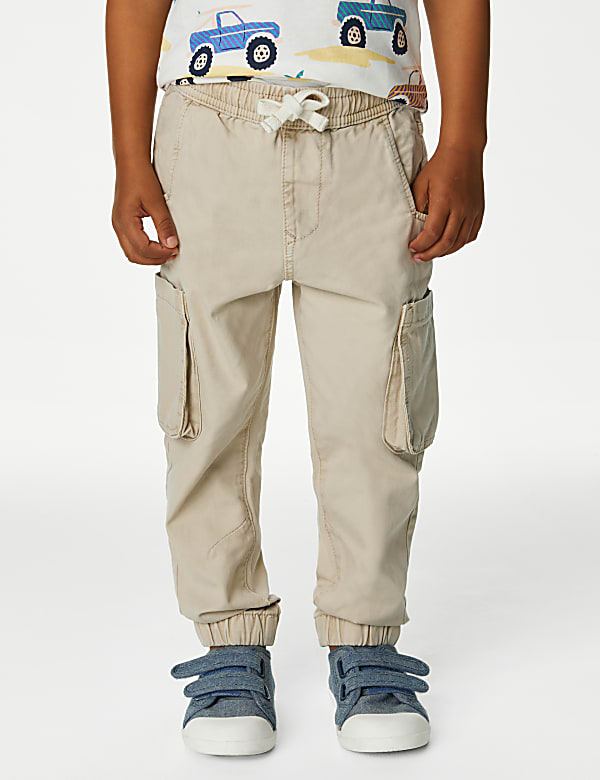 Pure Cotton Cargo Trousers