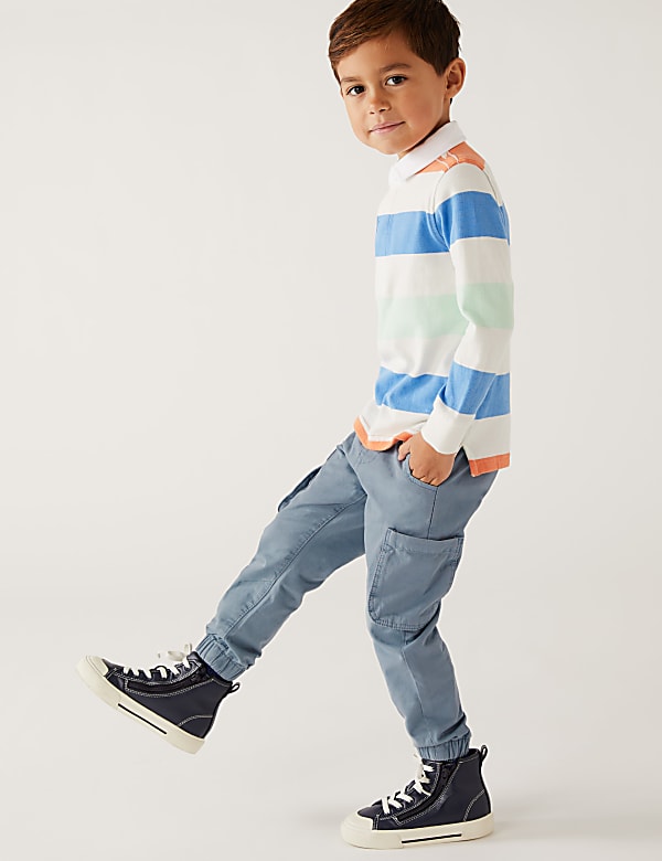 Pure Cotton Cargo Trousers
