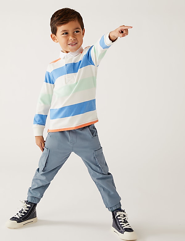 Pure Cotton Cargo Trousers