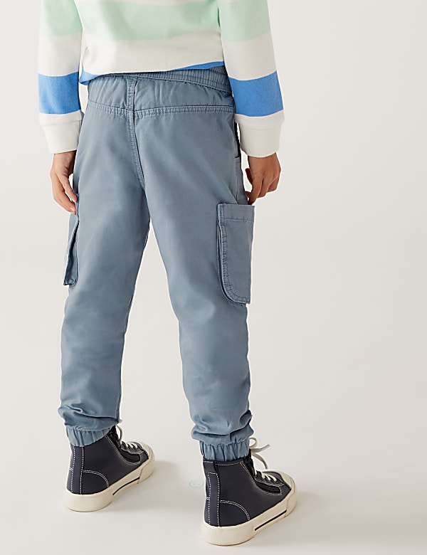 Pure Cotton Cargo Trousers