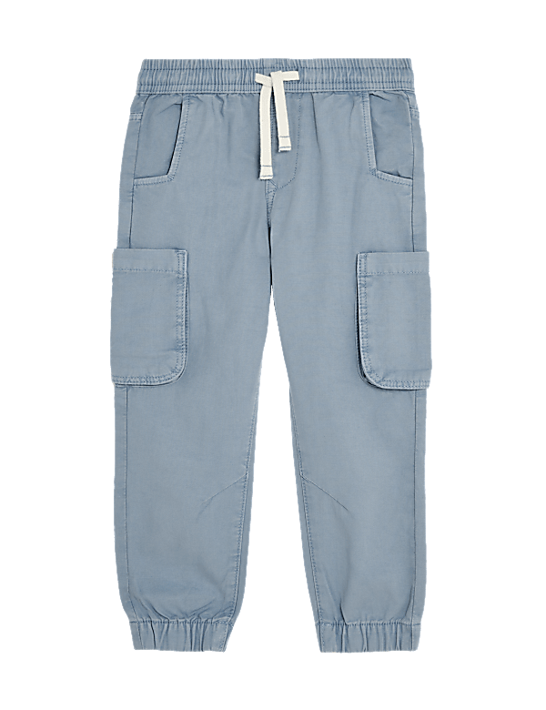 Pure Cotton Cargo Trousers