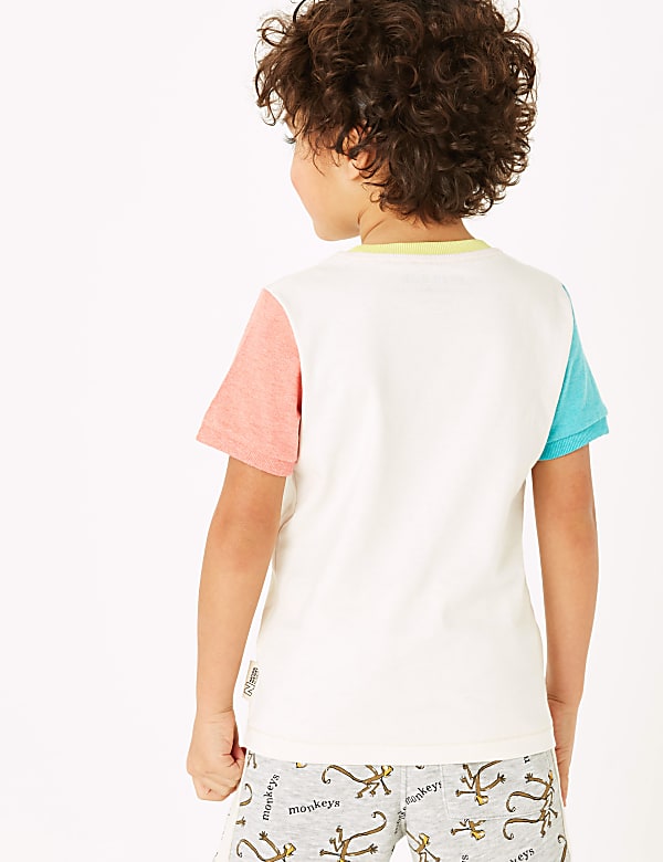 Roald Dahl™ & NHM™ Monkey T-Shirt (2-7 Yrs)