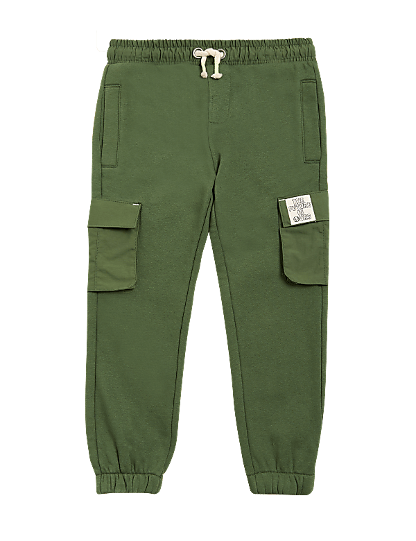 Cotton Cargo Joggers