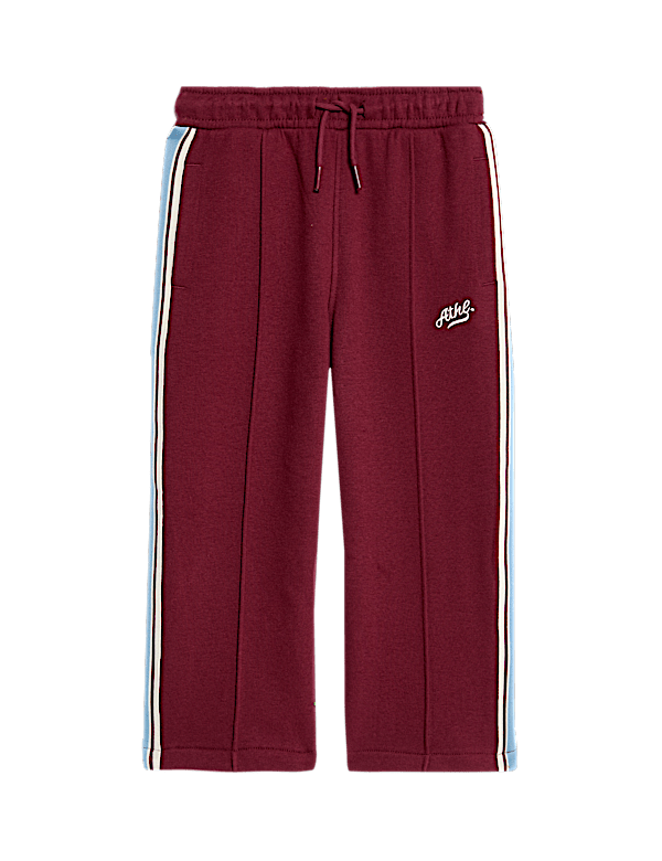 Cotton Rich Side Stripe Joggers (2-8 Yrs)