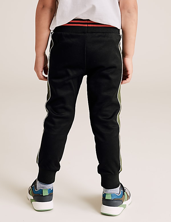 Cotton Side Stripe Joggers (2-7 Yrs)