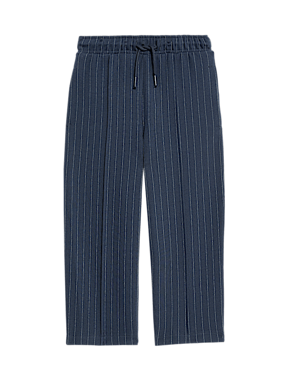 Cotton Rich Pinstripe Joggers (2-8 Yrs)