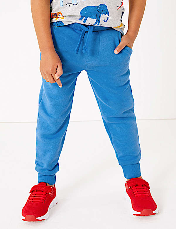 Cotton Rich Draw Cord Joggers (3 Mths - 7 Yrs)