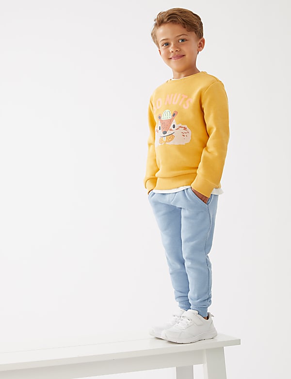 Cotton Rich Draw Cord Joggers (3 Mths - 7 Yrs)