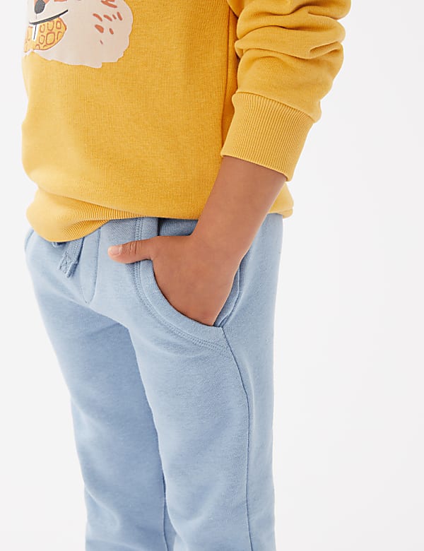 Cotton Rich Draw Cord Joggers (3 Mths - 7 Yrs)