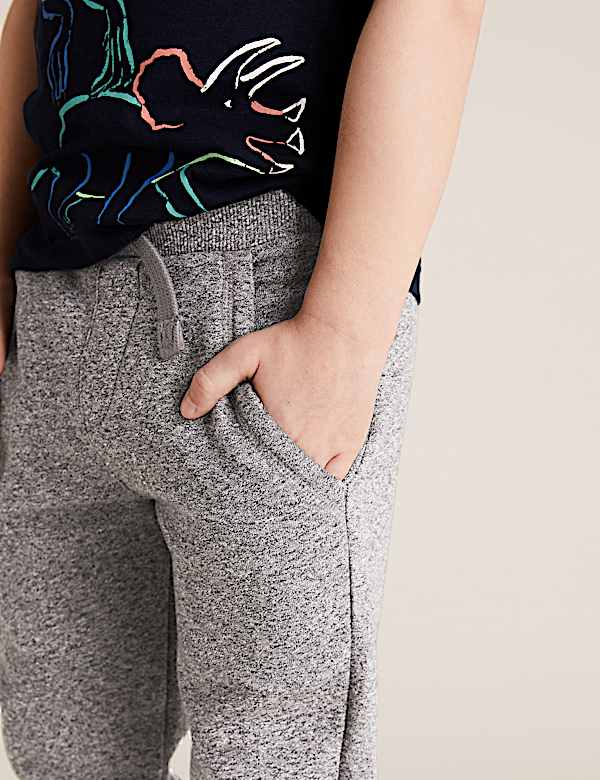 Cotton Rich Draw Cord Joggers (3 Mths - 7 Yrs)