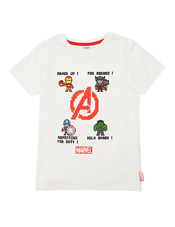 Pure Cotton Marvel Avengers™ T-Shirt (2-7 Yrs)