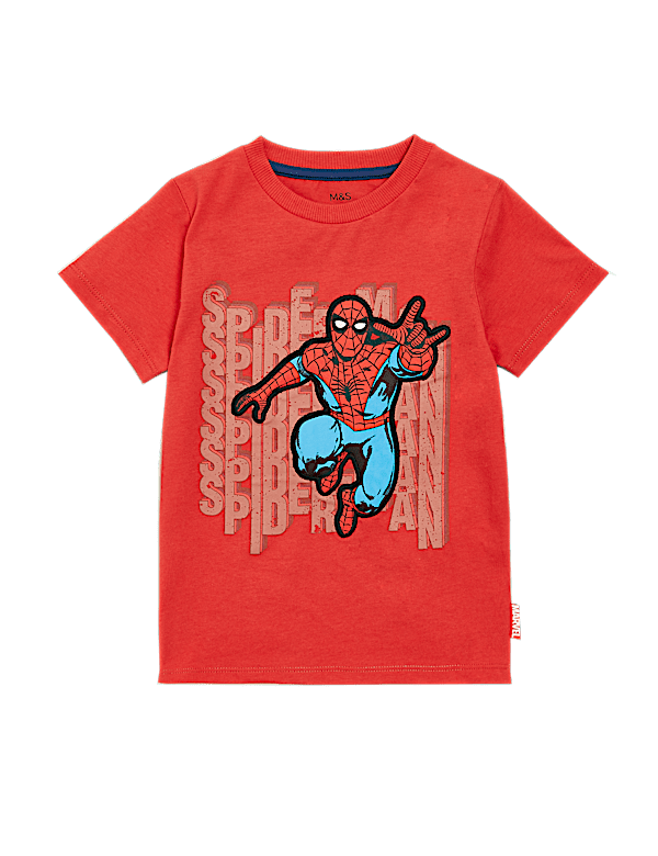 Pure Cotton Spider-Man™ T-Shirt (2-7 Yrs)