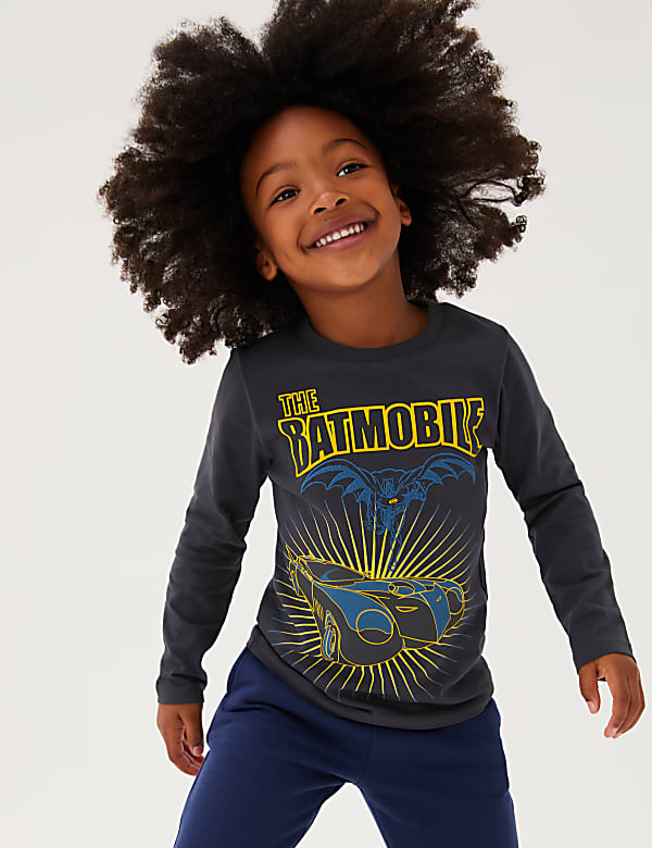 Pure Cotton Batman™ Batmobile Top (2-7 Yrs)