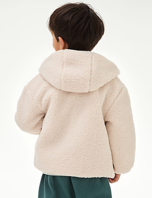 Fleece Zip Through Hooded Top (2-8 Yrs) - PL