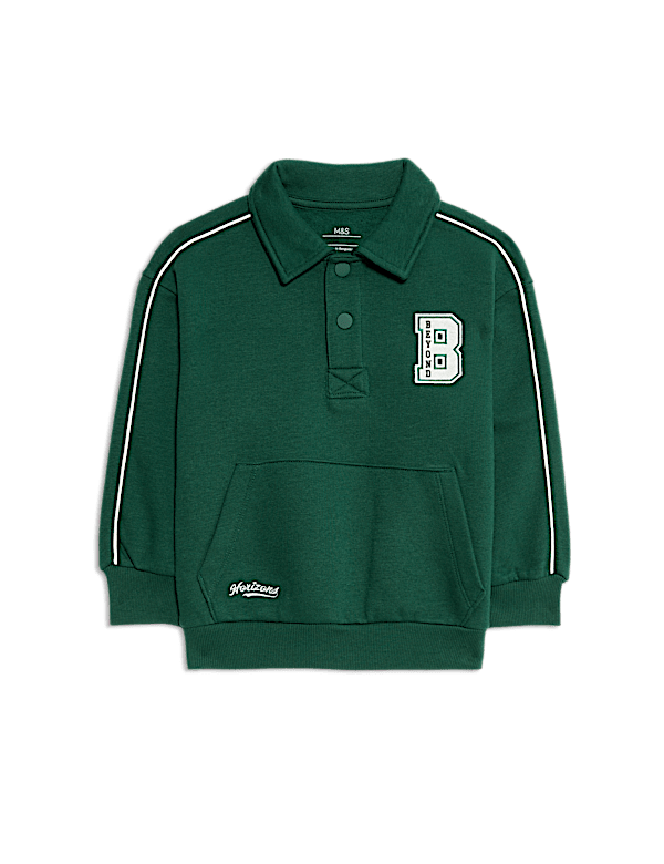 Cotton Rich Patterned Sweatshirt (2-10 Yrs)