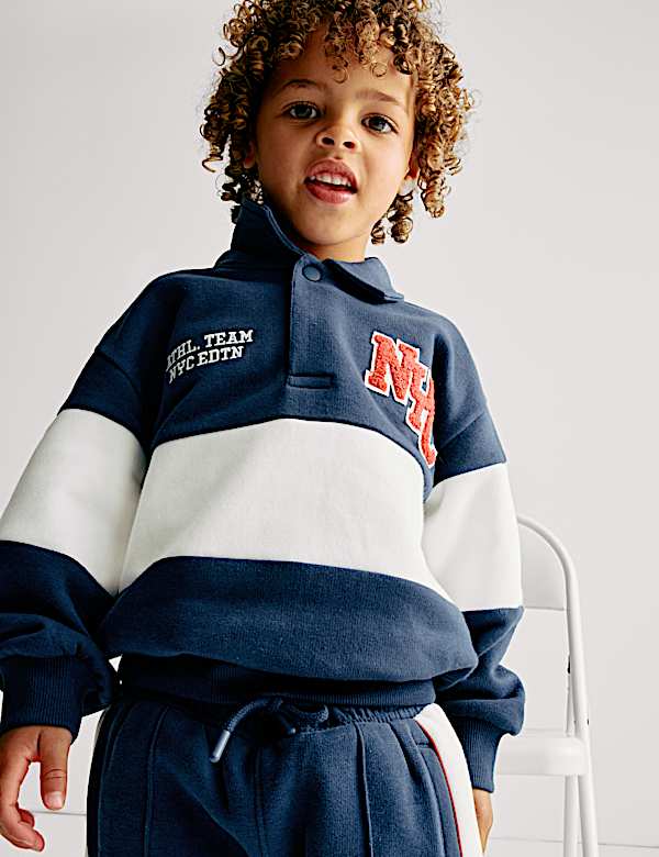 Cotton Rich NYC Rugby Sweatshirt (2-8 Yrs) - PL