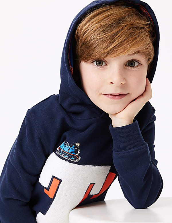 Cotton Rich Thomas™ Boucle Hoodie (2-7 Years)