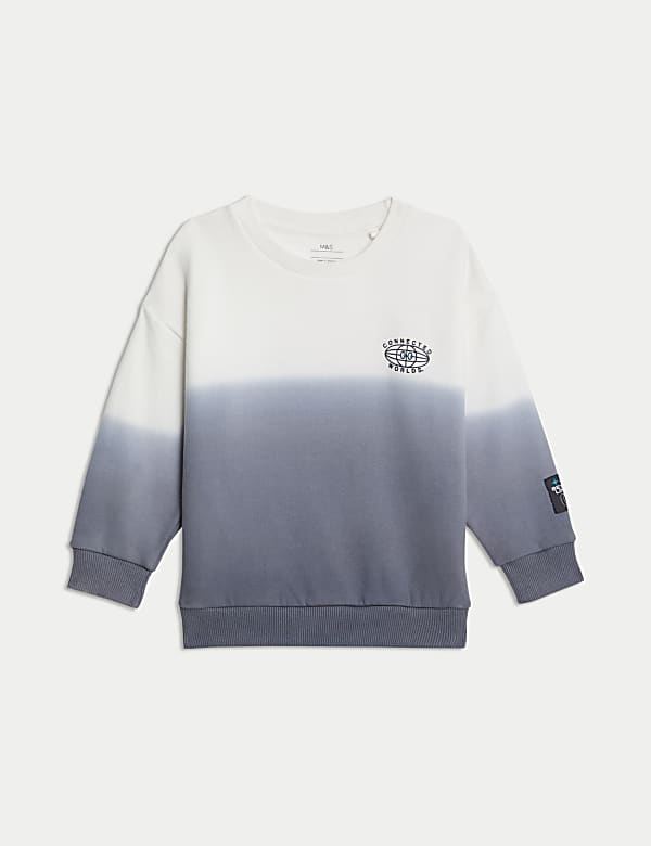 Cotton Rich Ombre Sweatshirt (0-16 Yrs) - KR