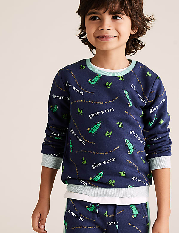 Roald Dahl™ & NHM™ Glow Worm Sweatshirt