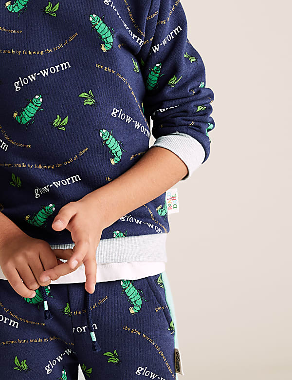 Roald Dahl™ & NHM™ Glow Worm Sweatshirt
