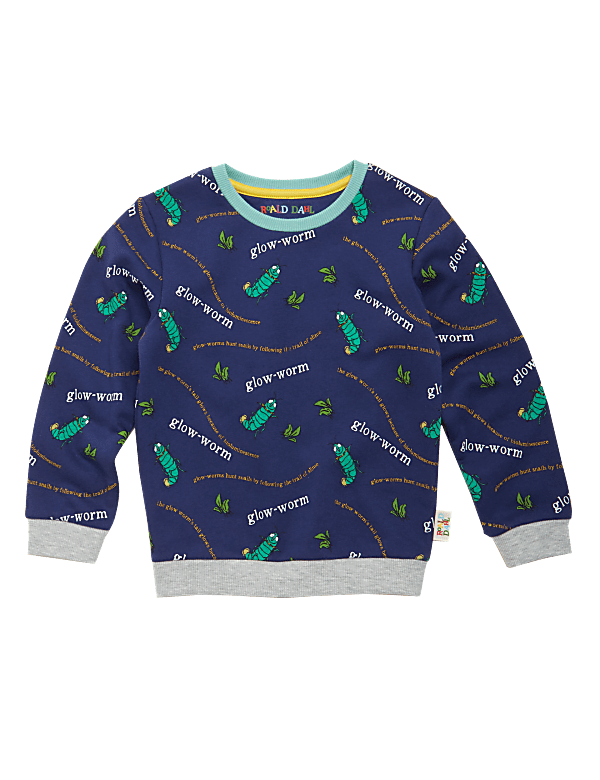 Roald Dahl™ & NHM™ Glow Worm Sweatshirt