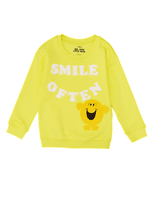 Cotton Mr Happy™ Smile Often Sweatshirt (2-7 Yrs)