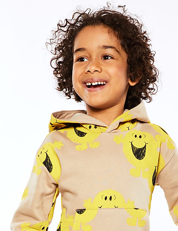 Cotton Mr Happy™ Print Hoodie (2-7 Yrs)