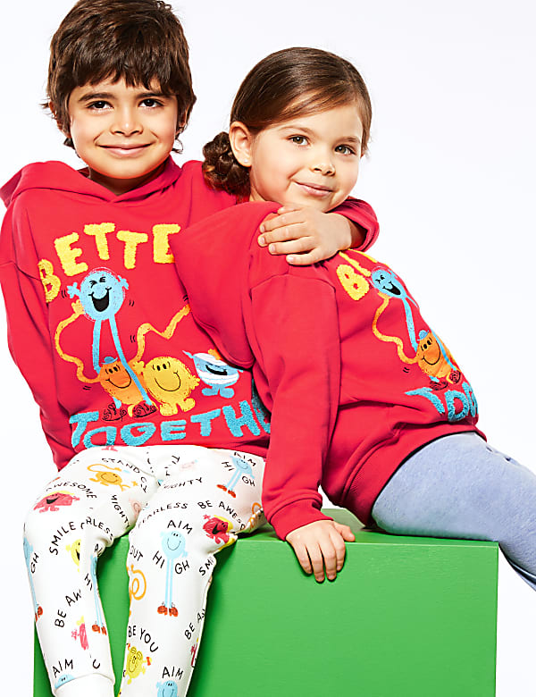 Cotton Mr Men™ Better Together Hoodie (2-7 Yrs)