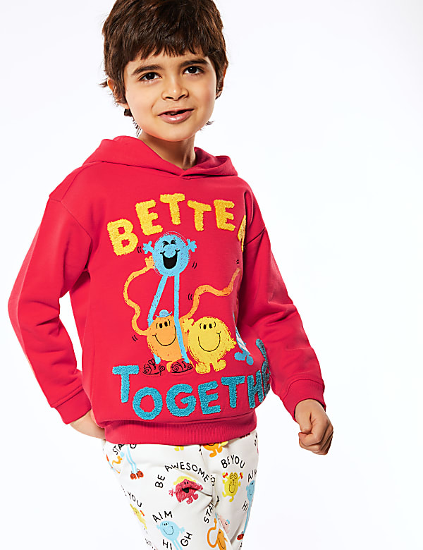 Cotton Mr Men™ Better Together Hoodie (2-7 Yrs)