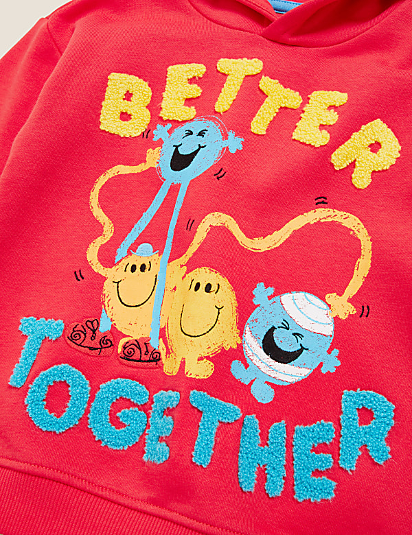 Cotton Mr Men™ Better Together Hoodie (2-7 Yrs)