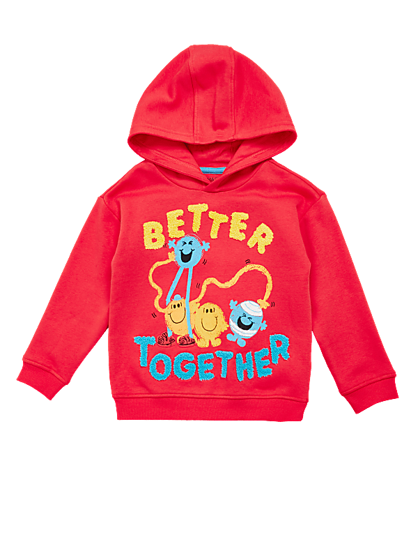 Cotton Mr Men™ Better Together Hoodie (2-7 Yrs)