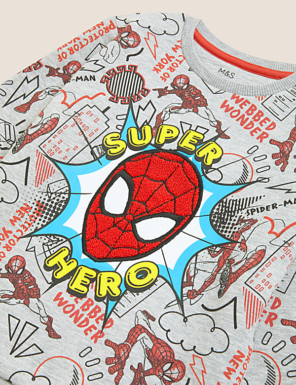 Cotton Rich Spider-Man&trade; Sweatshirt (2-7 Yrs)