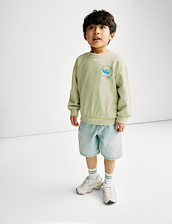 Sweat à motif récif graphique 100 % coton (du 2 au 8 ans) - FR