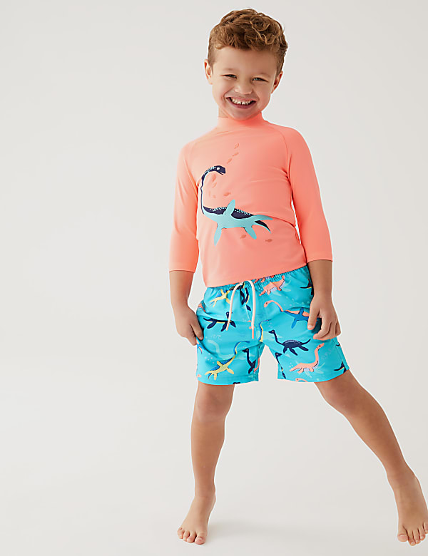 2pc Dinosaur SwIm Set