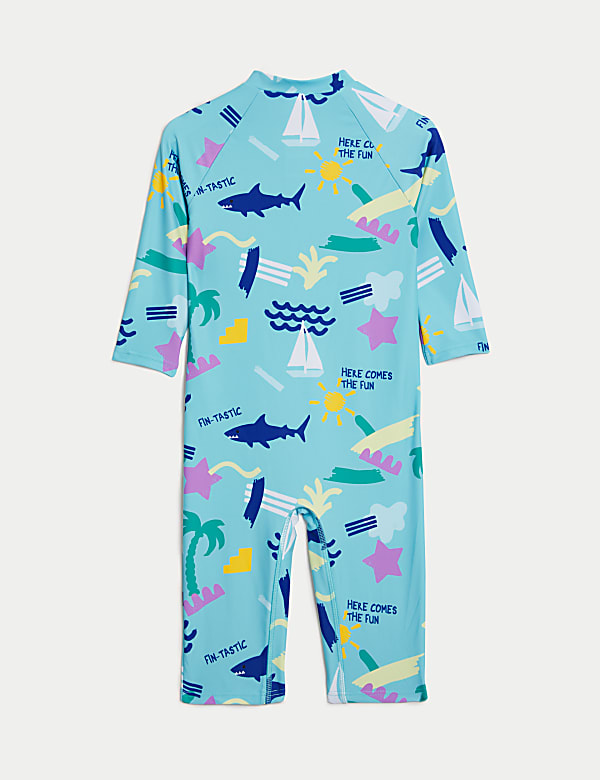 Beach Graphic All In One Swimsuit (2-8 Yrs) - AU
