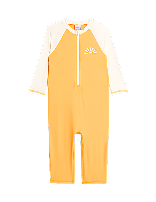 Colourblock  3/4 Sleeve All In One (2-8 Yrs)